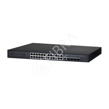 Dahua PFS4428-24GT-370 24 Port PoE Switch (24GE PoE + 4GE SFP, Toplam 370W PoE )