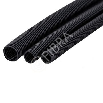 Fibra  18 mm Spiral Boru Siyah (1 metre)