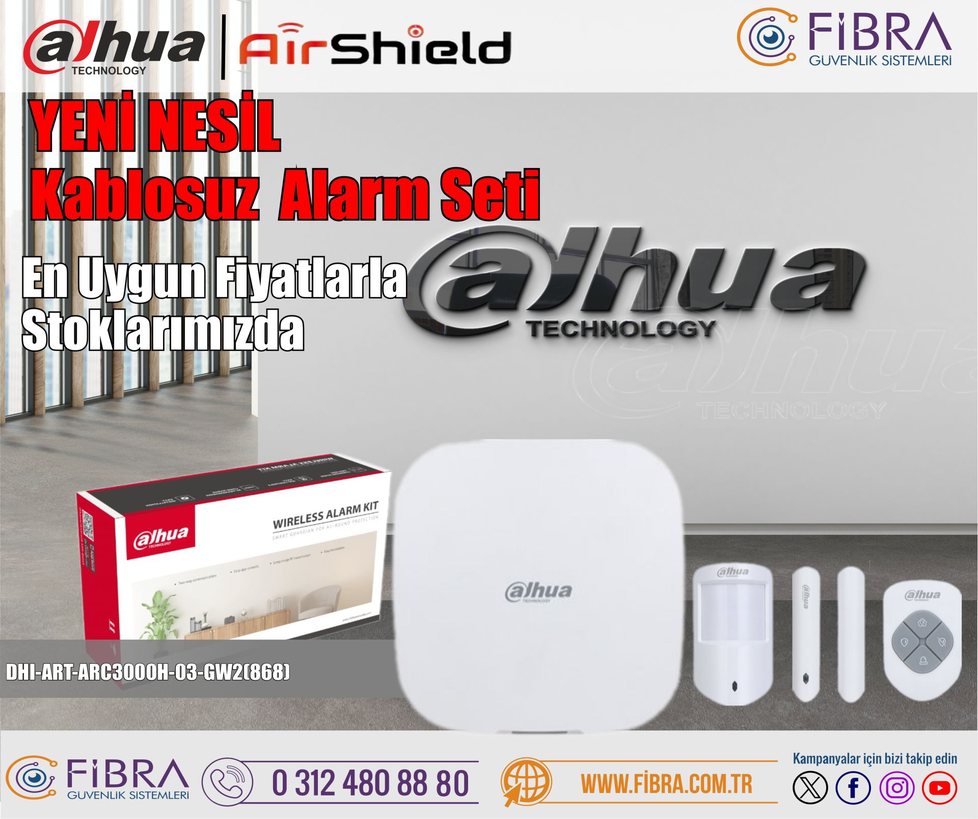 DAHUA KABLOSUZ ALARM SETİ