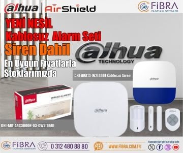 DAHUA KABLOSUZ ALARM SETİ SİREN DAHİL