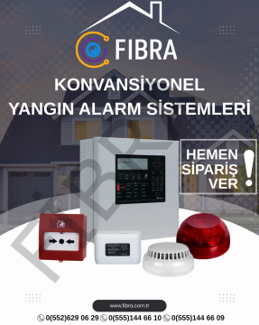 4 BÖLGELİ KONVANSİYONEL YANGIN ALARM SETİ