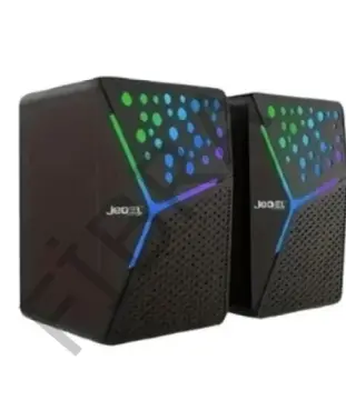 Jedel S-554 3.5mm TRS - USB Güç - Renkli Işıklı Hoparlör