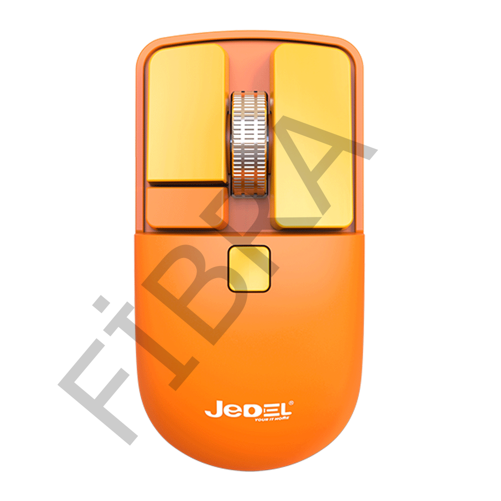 JEDEL WD142 KABLOSUZ ŞARJ EDİLEBİLİR MOUSE TURUNCU