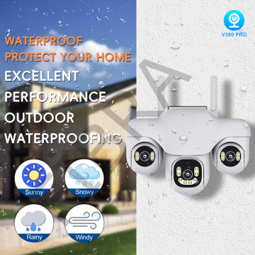 V380 PRO Q8 3 LENSLİ VE PTZ WİFİ AI KAMERA