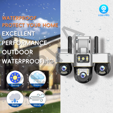 V380 PRO BP8 SİM KARTLI 3 LENS VE PTZ KAMERA