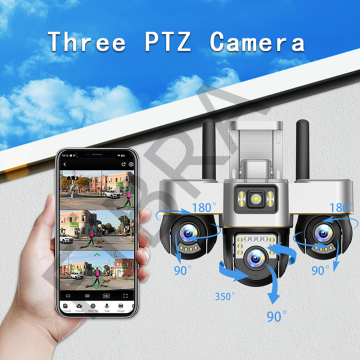V380 PRO BP8 SİM KARTLI 3 LENS VE PTZ KAMERA
